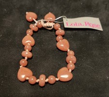 Lola rose beaded heart - lola,