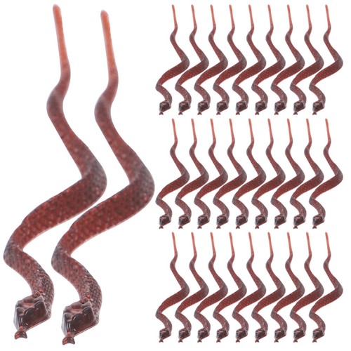 100 pcs fake - snakes, models