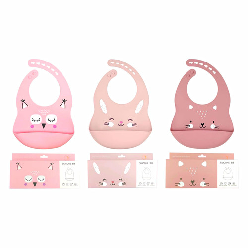 Baby silicone bibs - silicone, gift