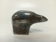 DANSK Polished Bear Paperweight Figurine Handcrafted Animal Sculpture Ornament