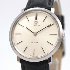 Vintage 70's [Exc+5] OMEGA De Ville Ref.111.077 MT Men's Watch From JAPAN Z035