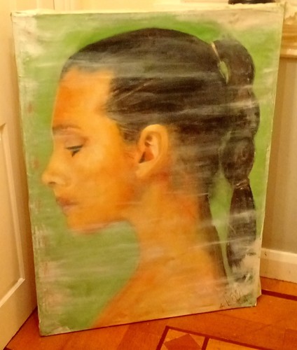 Very large portrait painting - portrait,