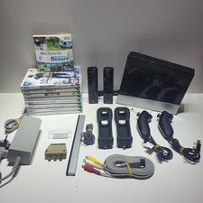 Black Nintendo Wii Console