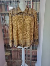 Gold Coloured Heavy Beaded Jacket Size M/L