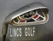 Left-Handed Ping G15 Black Dot 7 Iron Regular Steel Shaft Lamkin Grip