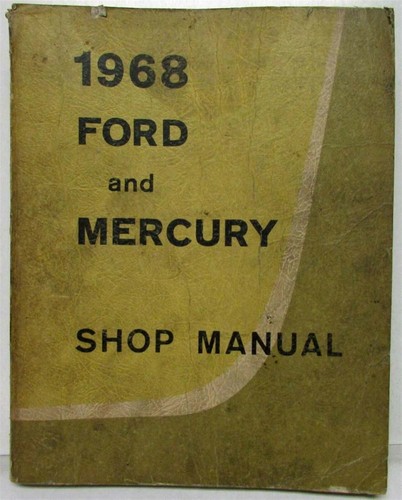 1968 ford and mercury service - 1968,