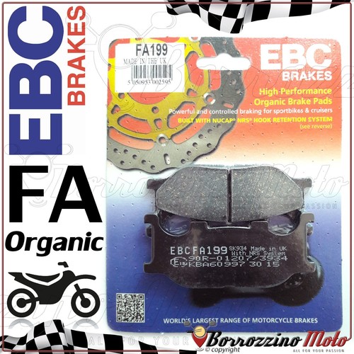 Brake pads front organic ebc - front,