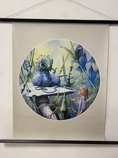 Rodney Matthews PS18 Alice and the Catapillar 1986 Original Poster