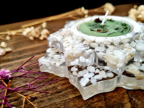 Lotus flower candle tealight - lotus,