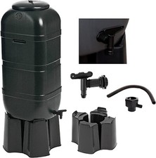 100 Litre Black Slimline Water
