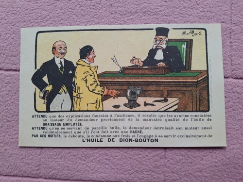 Postcard dion bouton - de,