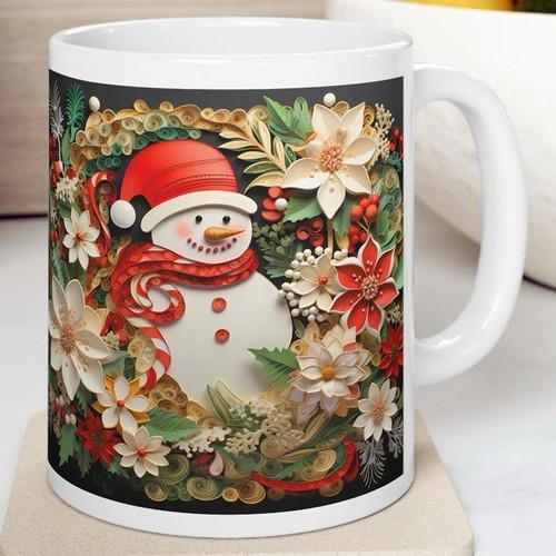 Snowman mug christmas gift for - snowman,