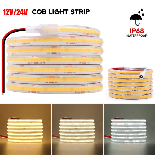 12v 24v cob led strip - 24v,