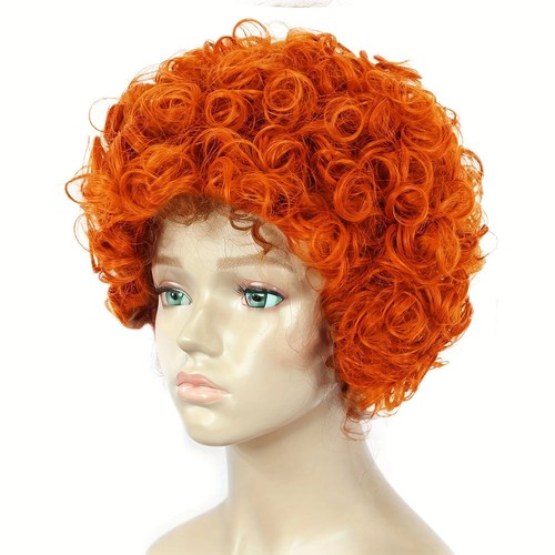 Short curly synthetic wig - short,