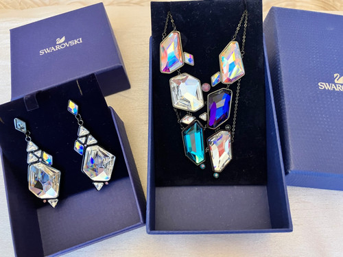 Swarovsk rocket necklace - rocket,