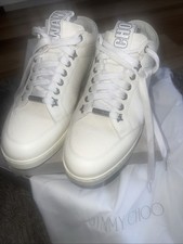 Jimmy Choo Trainer Miami White Leather Size 5