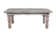 Antique Indian Teak Wood Patak Dining Table – 1900s