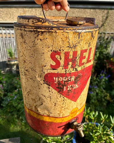 Vintage 1960s shell gallon - vintage, 5-gallon