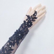 Lace Embroidery Banquet Gloves