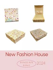 Red and Gold Indian Bangle box 1,2,3,4 and 6 row Storage Box Jewellery box