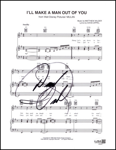 Donny osmond signed autograph - osmond,
