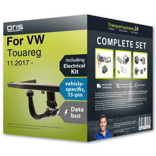 Towbar detachable for - , vw