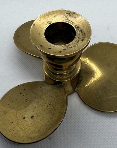 Solid brass boat - brass, propeller