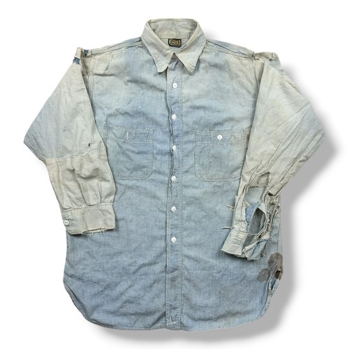 Vintage 1940s chambray work - vintage,