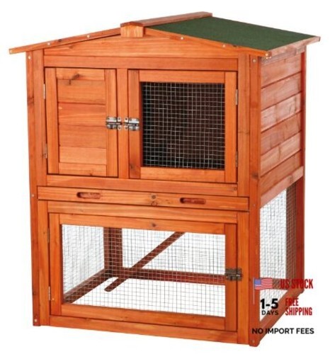 Natura outdoor rabbit hutch - rabbit,
