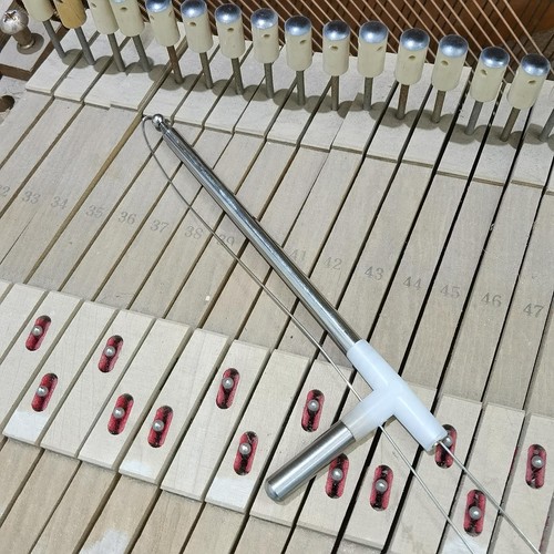Piano string guide - string, repair
