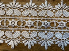 White Guipure Lace Trimmings