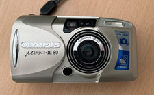 Olympus mju III 80,  35mm Compact Film Camera with 38-80 mm Zoom Lens & Case