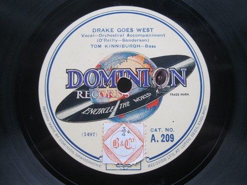 Tom kinniburgh rpm - 78, drake