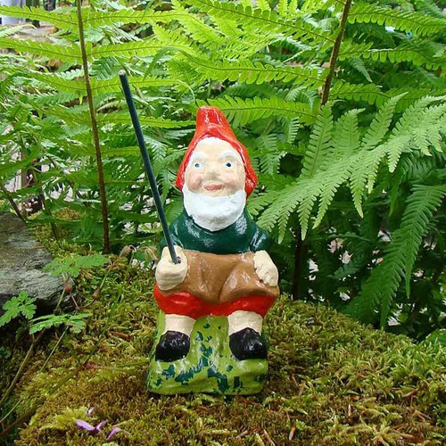 Fishing gnome toby small - -,
