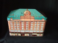 Ian Logan "Harrod's By Day & Night" Shaped Tin 1983  Harrod's of Knightsbridge