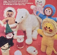 1970s Toy Eskimo Lion Rabbit
