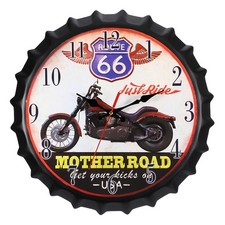 Beer Cap Wall Clock 14 Inch