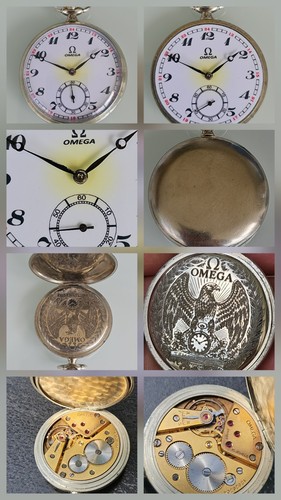Antique omega pocket watch - antique,