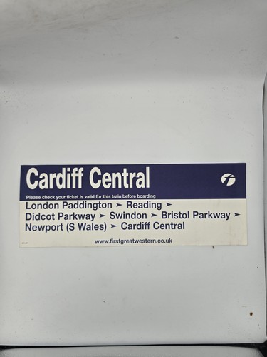First great western cardiff - first,