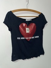 Moschino black heart T-shirt