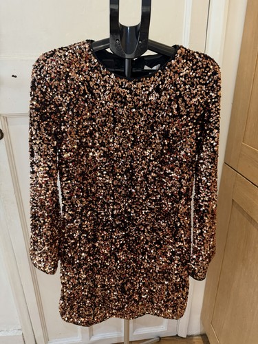 Women sequin shift dress - h&m, women's