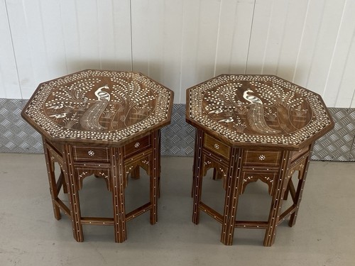 Pair anglo indian - pair, inlaid