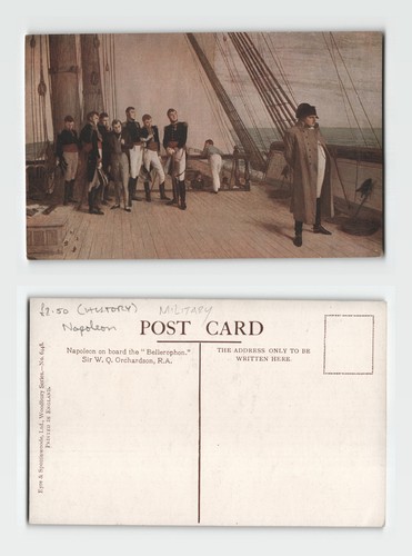 Postcard napoleon on board - -,