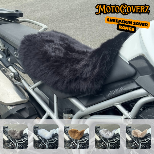 Motorcycle sheepskin seat - sheepskin,