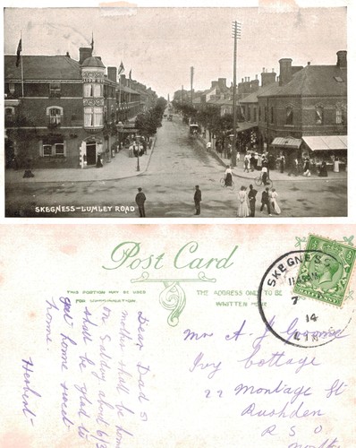 Vintage postcard lumley - -,
