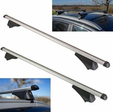 Aluminium Locking Roof Rack Cross Bars fits Audi A4 Avant 2008 - 2015