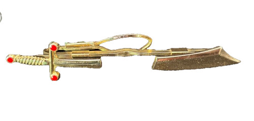 Vintage gold metal - , clip