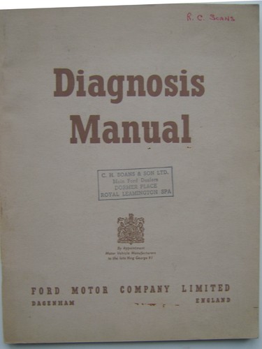 Ford diagnosis manual 1955 - ford,