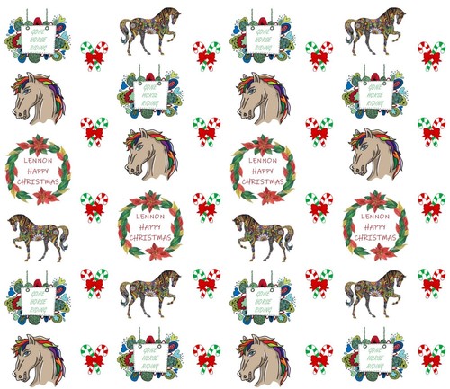 Horse personalised christmas - personalised,