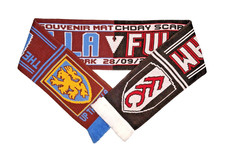 Aston Villa v Fulham 28/09/2025 Half And Half Match Scarf / Football Memorabilia